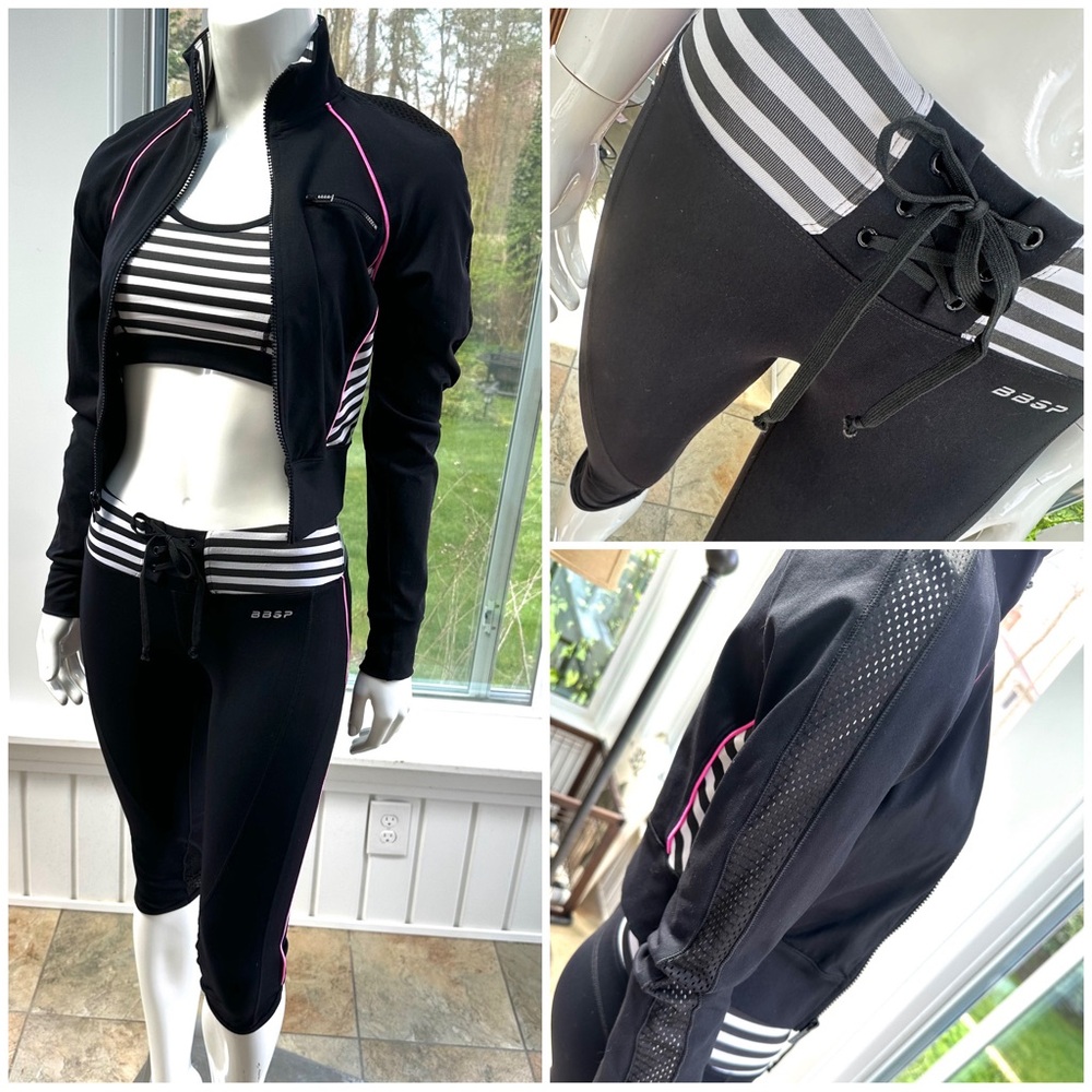 SOLD Bebe Sport 4 Pc Set / Tracksuit, XS/S